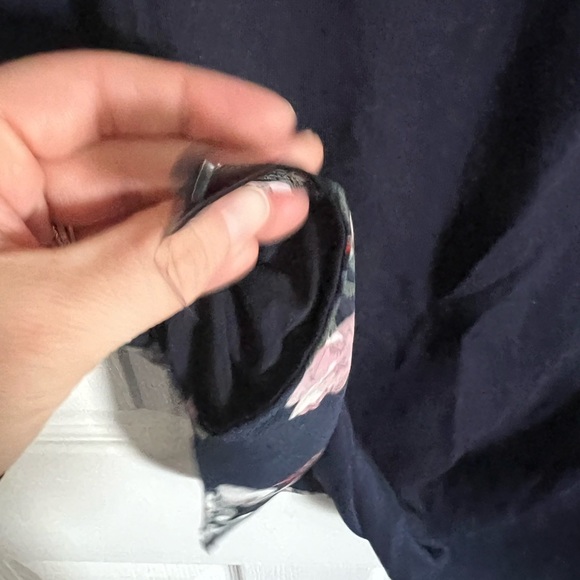 2/$45 RW&co floral mixed media t-shirt-  2/$45 - Picture 7 of 11